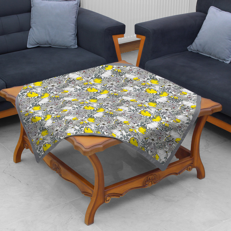 رومیزی طرح گل کلاسیک کد 991