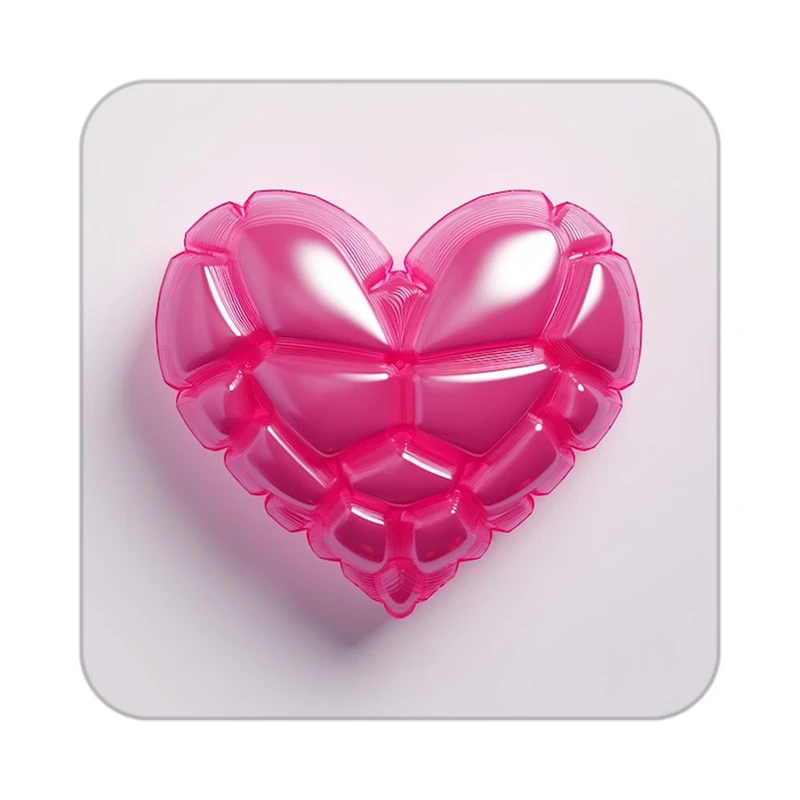 زیر لیوانی کاکتی طرح عاشقانه مدل mp36522