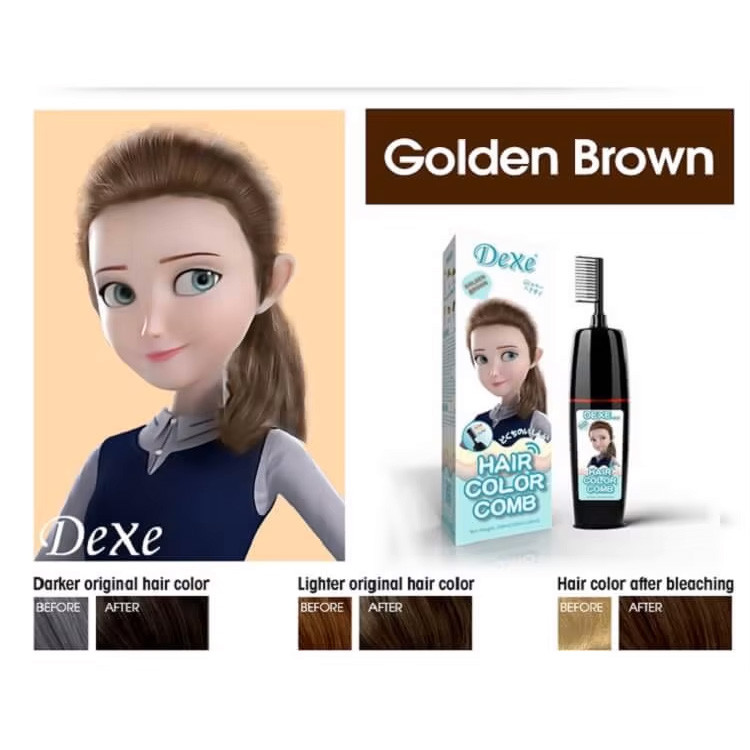 فوم رنگ مو موقت دکسی مدل Comb حجم 200 میلی لیتر رنگ قهوه ای فوم رنگ مو موقت دکسی مدل Comb حجم 200 میلی لیتر رنگ قهوه ای