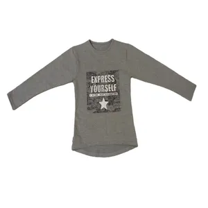 تی شرت آستین بلند دخترانه مدل 774