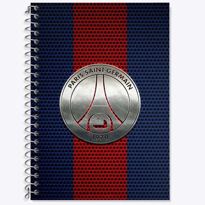 دفتر زبان 50 برگ خندالو مدل دو خط طرح باشگاه پاری سن ژرمن کد 26867