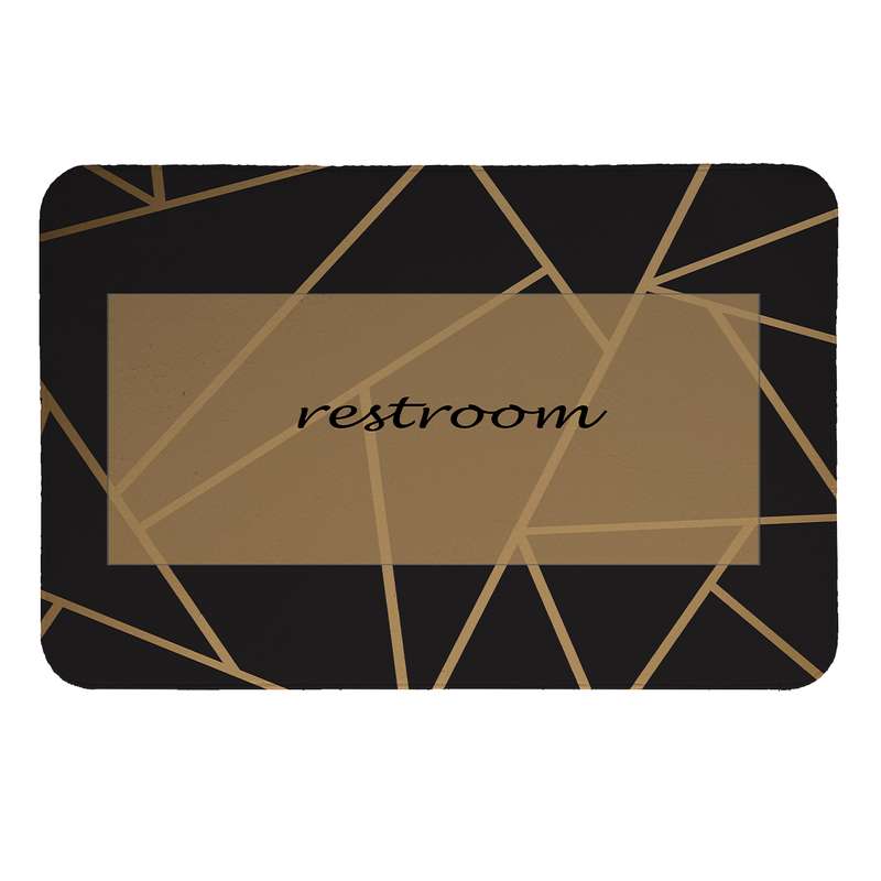 پادری  طرح Restroom کد 8725 سایز 50 × 70 سانتی متر