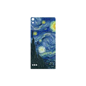 MAHOOT The Starry Night of van Gogh Cover Sticker for Huawei Ascend P6
