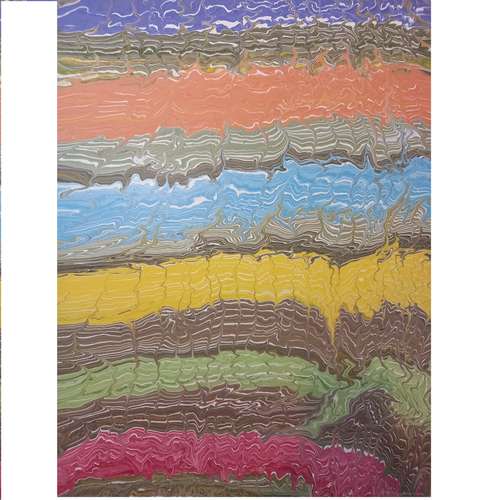 تابلو نقاشی رنگ اکرولیک طرح آواز رنگها مدل ooT112