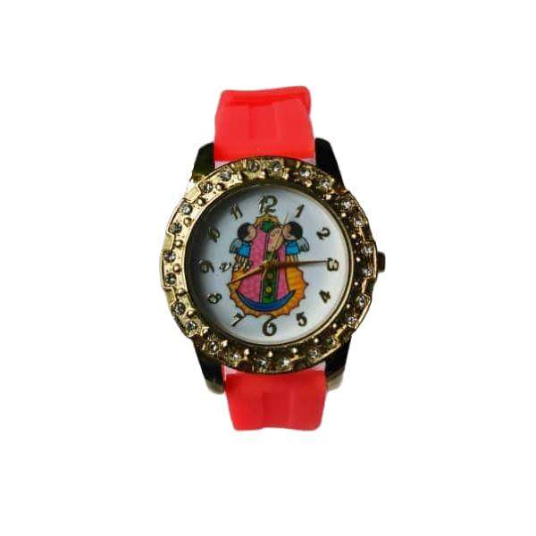 ساعت مچی عقربه ای دخترانه مدل فانتزی