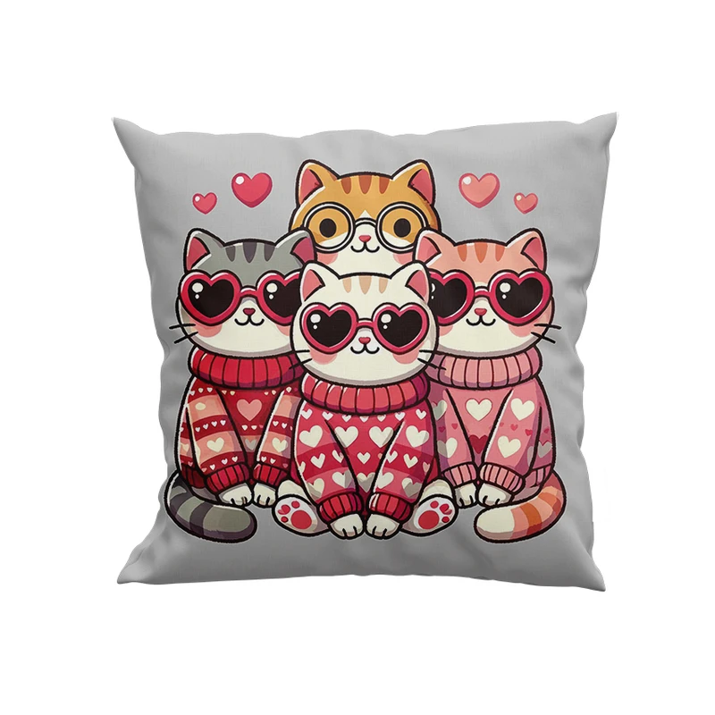 کوسن پاد آفرین مدل گربه ها کد DKK1039