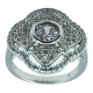 انگشتر نقره زنانه سلین کالا مدل برلیان ce-As212