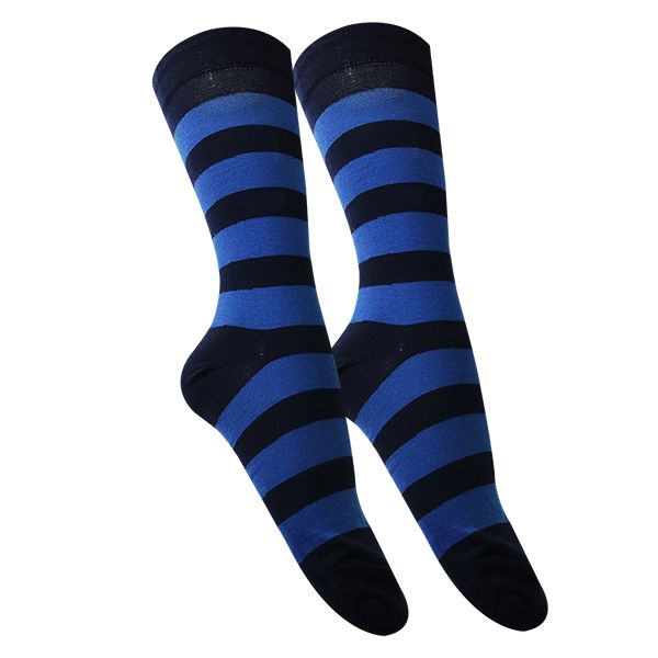 جوراب ساق بلند مردانه تن پوش هنگامه مدل راه راه بسته 2 عددی -  - 3