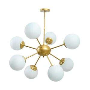 لوستر مدل مولکولی 8 شعله کد m122/8