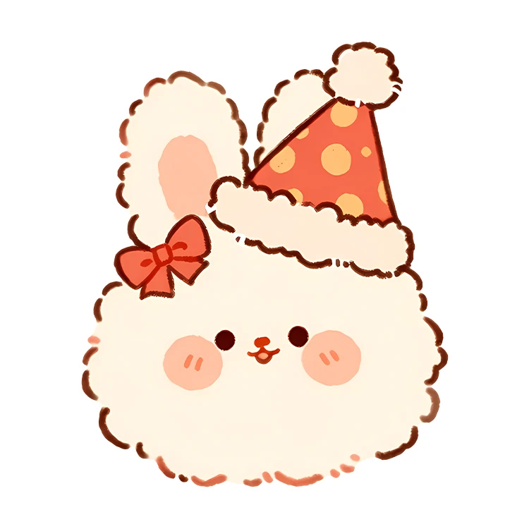 استیکر پارچه و لباس پاد آفرین مدل کارتونی کیوت خرگوش بامزه کد S5826