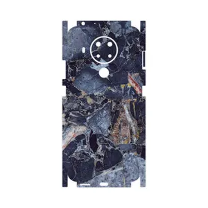 MAHOOT Broken black marble-FullSkin Cover Sticker for Nokia 5.4