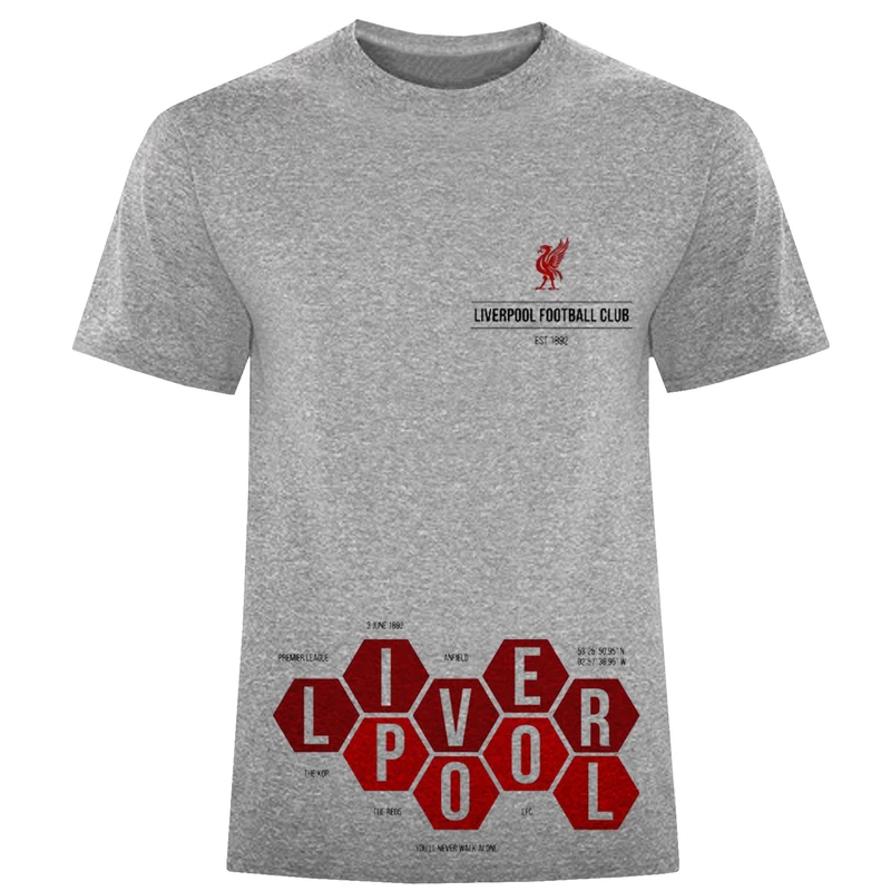 تی شرت آستین کوتاه مردانه مدل لیورپول F1270