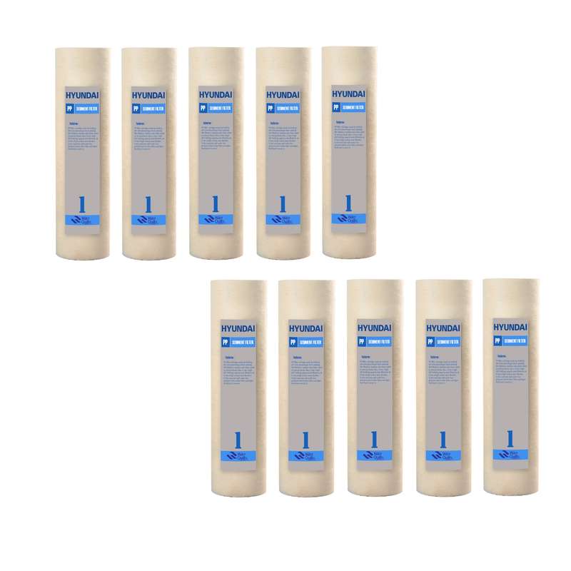 فیلتر دستگاه تصفیه آب هیوندای مدل HU-pp10s مجموعه 10 عددی فیلتر دستگاه تصفیه آب هیوندای مدل HU-pp10s مجموعه 10 عددی