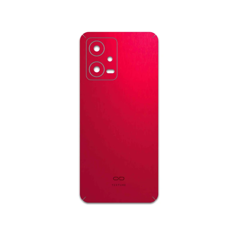 برچسب پوششی ماهوت مدل Matte-Warm-Red مناسب برای گوشی موبایل شیائومی Poco X5