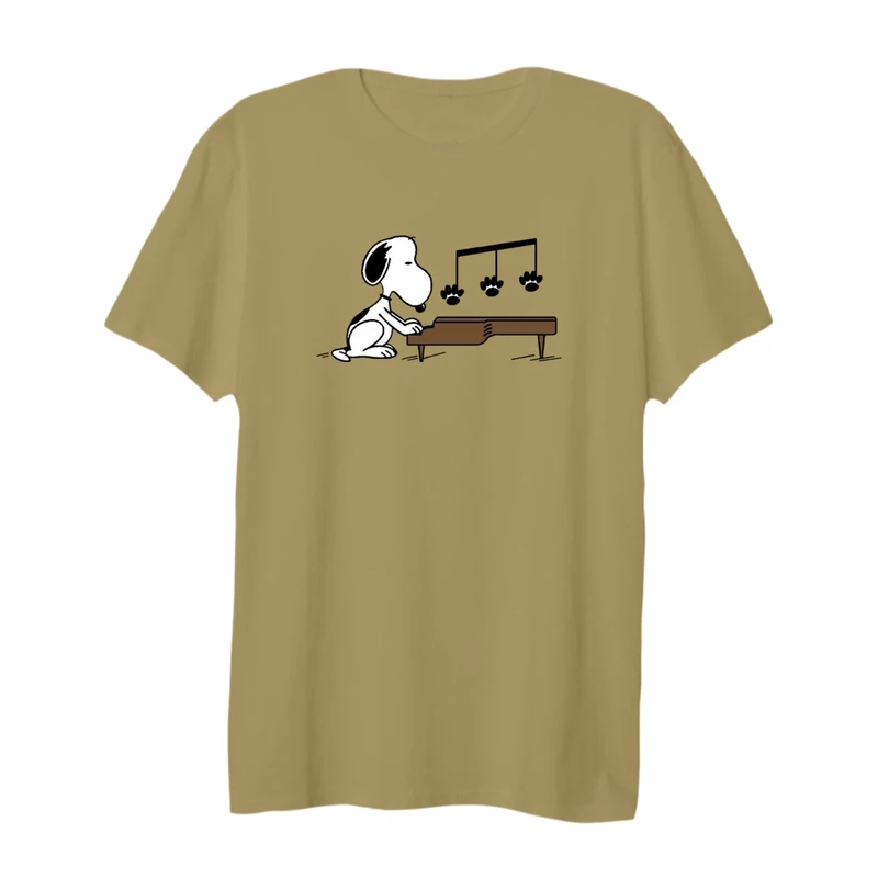 تی شرت لانگ آستین کوتاه زنانه مدل اسنوپی کد 12