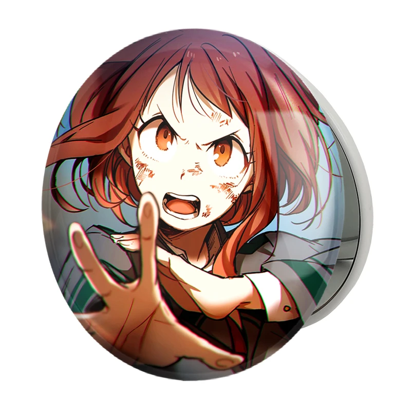 آینه جیبی خندالو طرح اوراراکا انیمه دختر مدل تاشو کد 12113 