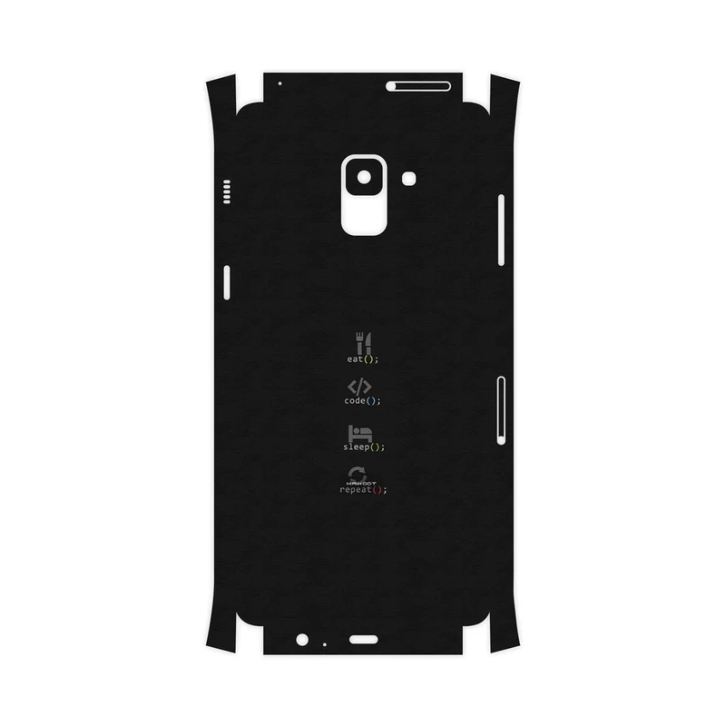 برچسب پوششی ماهوت مدل Programming 2-FullSkin مناسب برای گوشی موبایل سامسونگ Galaxy A8 Plus 2018