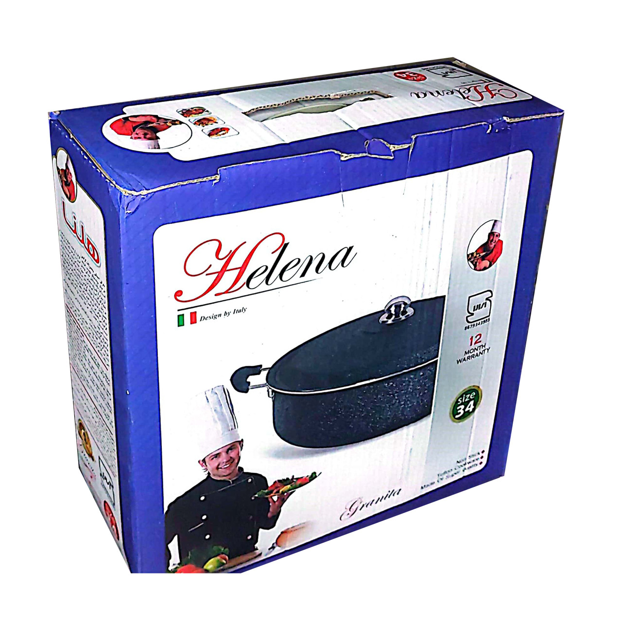 تابه هلنا مدل گرانیتی سایز 34