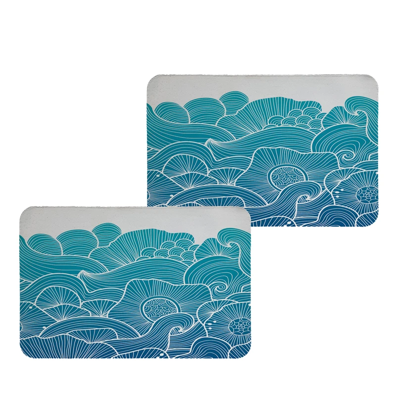 زیربشقابی طرح مدرن کد 9276 بسته 2 عددی 