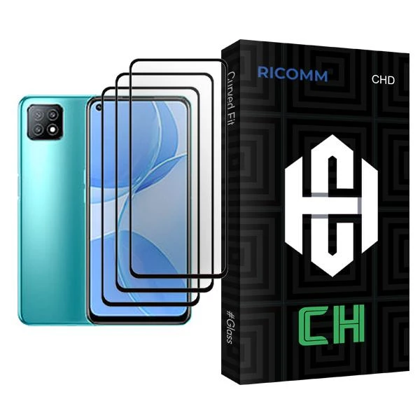 محافظ صفحه نمایش ریکام مدل CH Glass MIX003 مناسب برای گوشی موبایل اوپو A53 5G بسته سه عددی