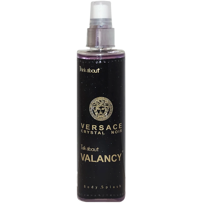 بادی اسپلش زنانه والانسی مدل VERSACE CRYSTAL NOIR حجم 200 میلی لیتر عکس شماره 2