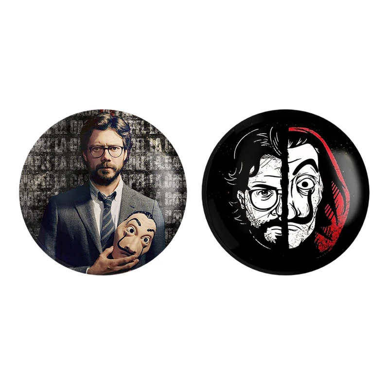 مگنت خندالو طرح پروفسور سریال Money Heist کد 32213232 مجموعه 2 عددی