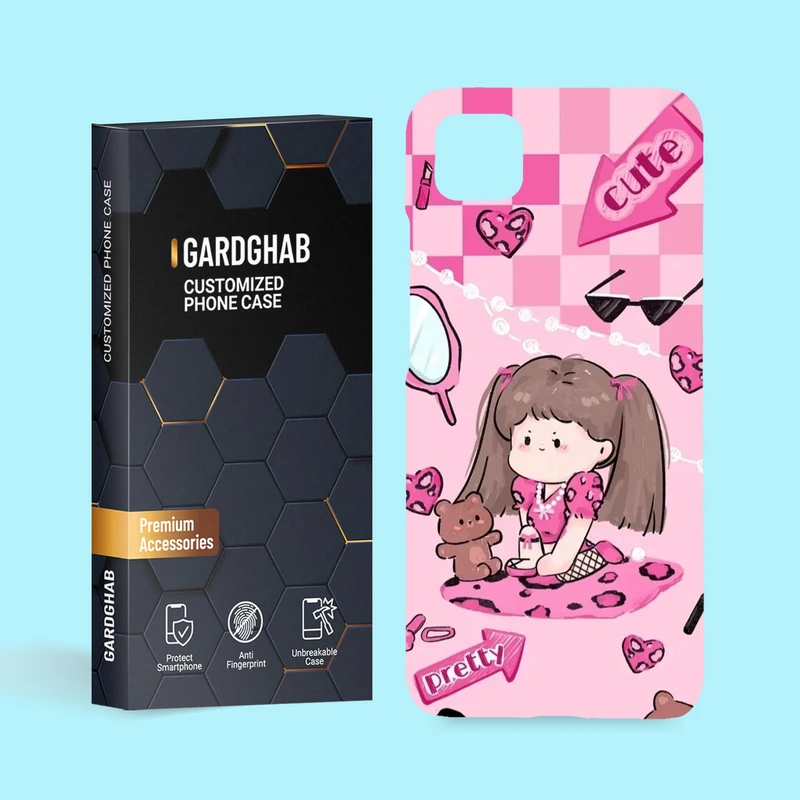 کاور گارد قاب مدل دخترانه مناسب برای گوشی موبایل شیائومی  Poco C3