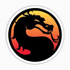 استیکر لپ تاپ و موبایل بووم طرح بازی مدل مورتال کومبت کد KT90