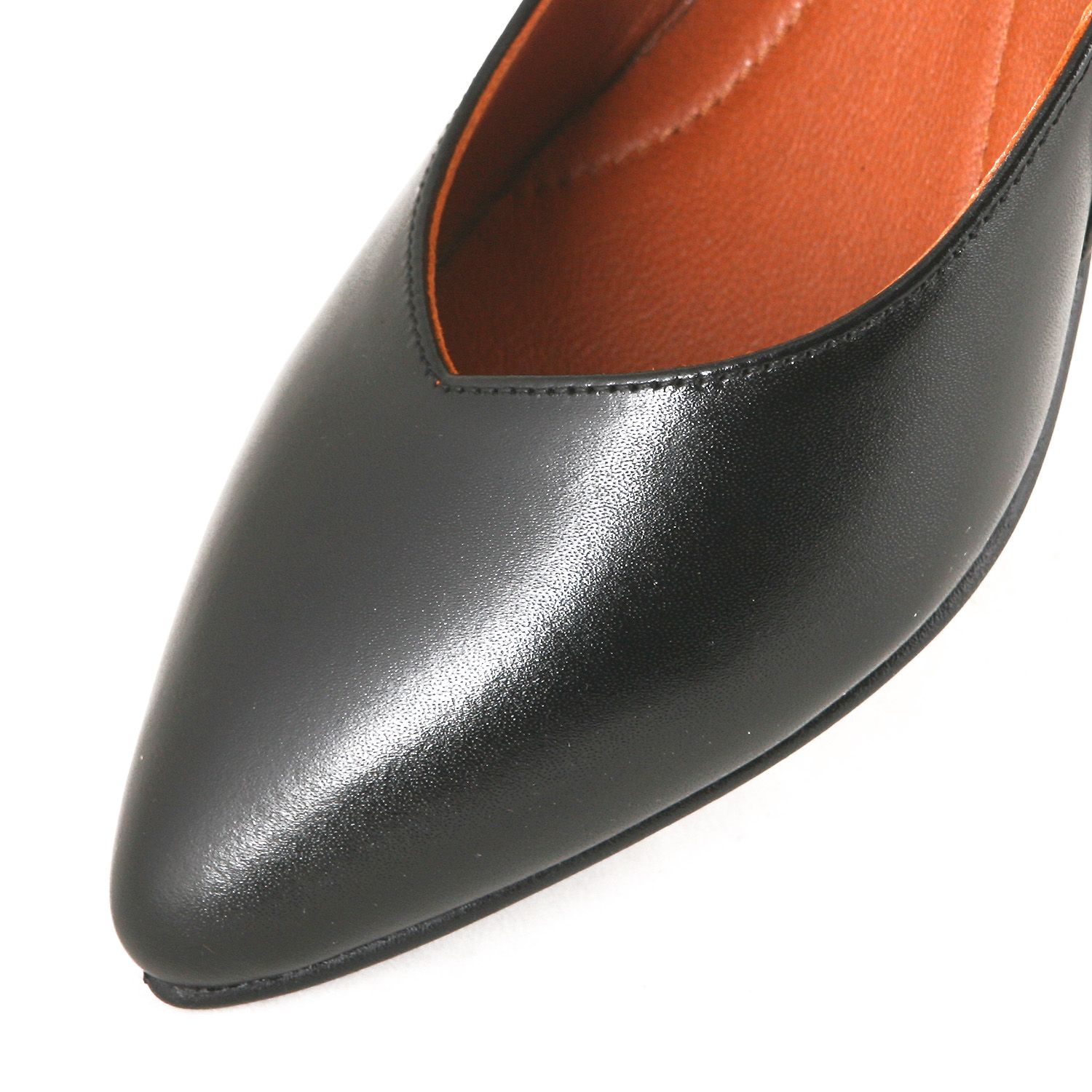 کفش زنانه چرم یلسان مدل اولویا کد PRM-603-msk -  - 5