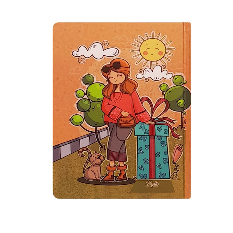 دفتر 100 برگ دایان مدل آنجل طرح هدیه