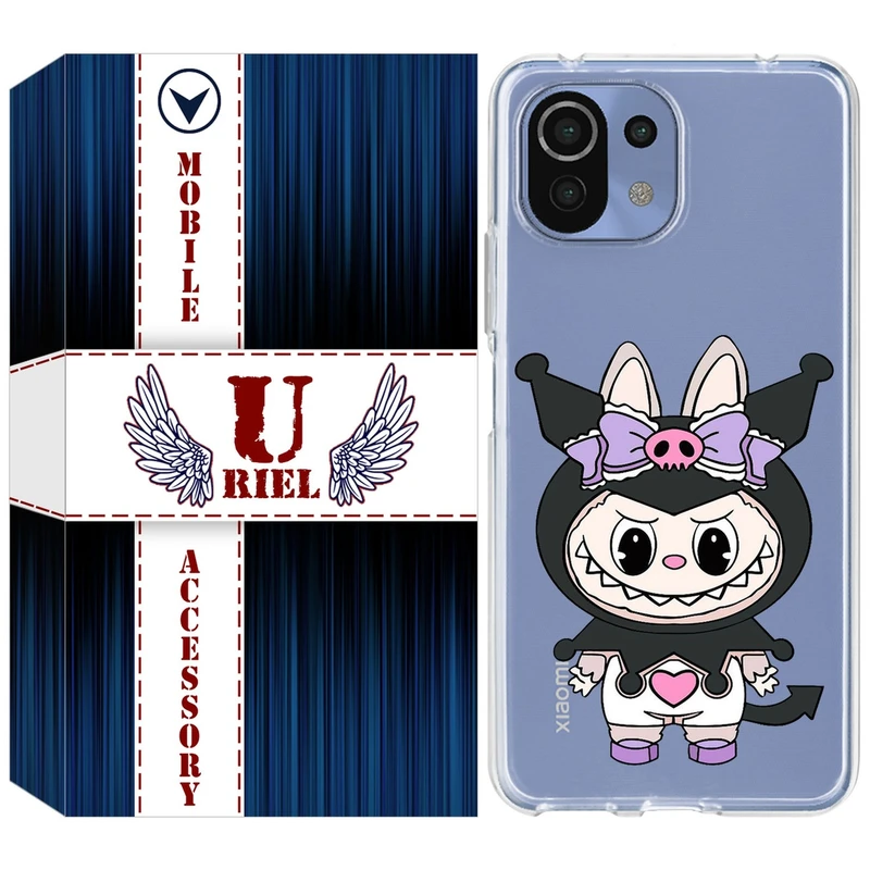 کاور یوریل مدل Clear کد 137 طرح لبوبو Labubu مناسب برای گوشی موبایل شیائومی Mi 11 Lite / 11 Lite 5G NE