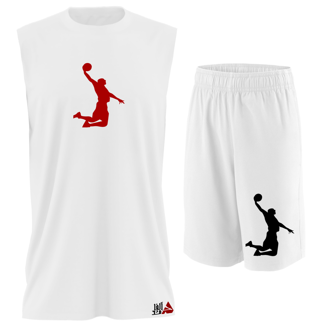 ست تاپ و شلوارک مردانه مدل basketbaII کد TPSM029
