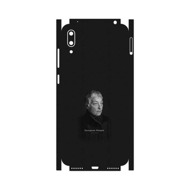 برچسب پوششی ماهوت مدل Portrait of a European Woman-FullSkin مناسب برای گوشی موبایل هوآوی Y7 Pro 2019