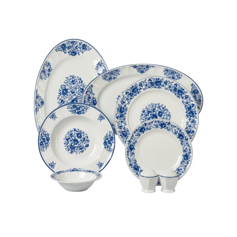 سرویس غذاخوری چینی 29 پارچه 6 نفر چینی زرین ایران مدل نئوکلاسیک فلورنتیا درجه 3	