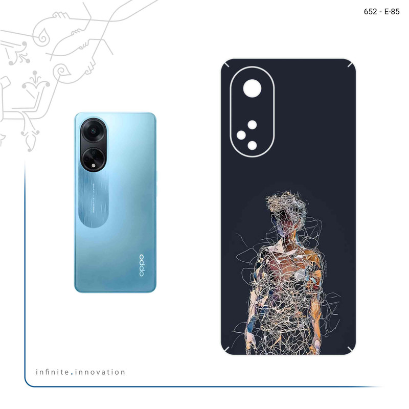 برچسب پوششی ماهوت مدل Strings Digital Art 1 مناسب برای گوشی موبایل اپو A98