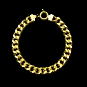 دستبند طلا 18 عیار مردانه مدل KC-02