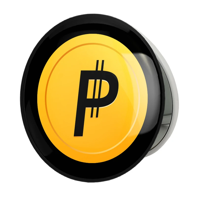 آینه جیبی خندالو طرح ارز دیجیتال پترو مدل تاشو کد 10902 