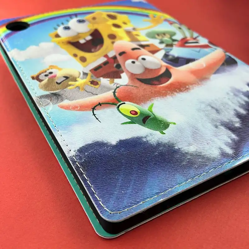 کیف کلاسوری مدل باب اسفنجی کد 18 مناسب برای تبلت سامسونگ Galaxy Tab A8 10.5 inch 2021 SM-X200 / SM-X205