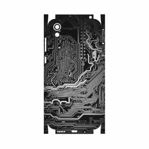 MAHOOT Black Printed Circuit Board-FullSkin Cover Sticker for Honor 8S