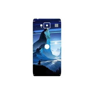 MAHOOT Blue Mountains Digital Art Cover Sticker for Motorola Droid Razr HD