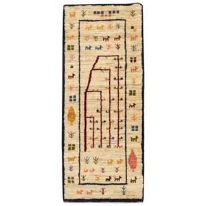 گبه دستباف کناره طول یک و نیم متر سی پرشیا کد 152367
