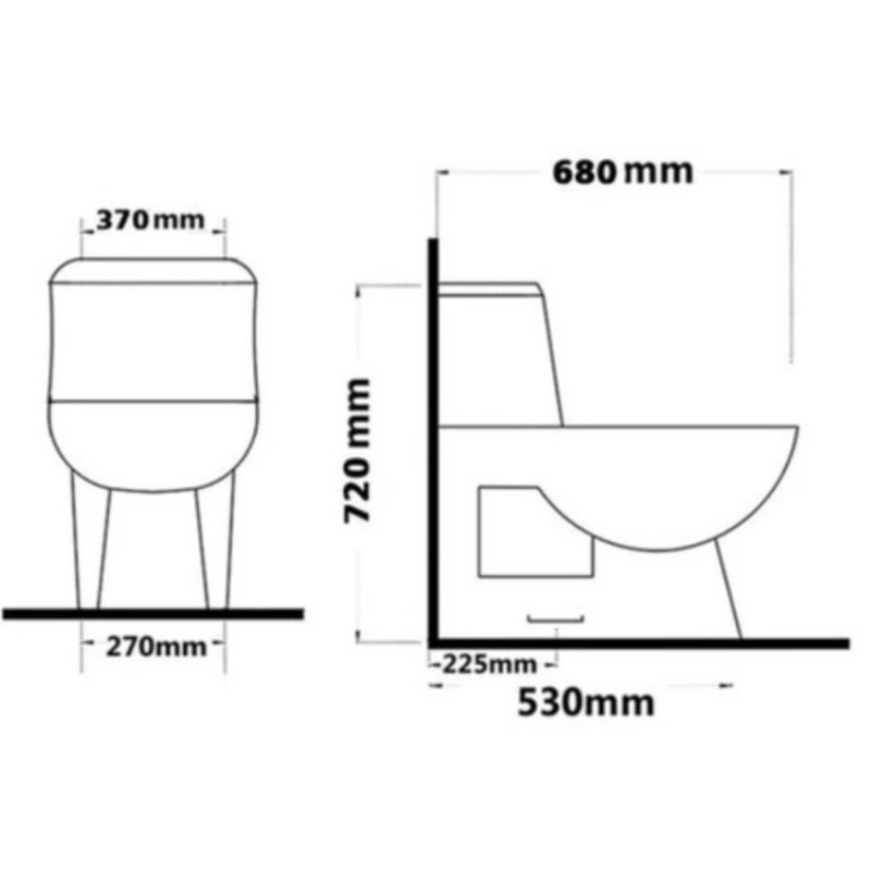 توالت فرنگی دو زمانه مدل رما کاتیا