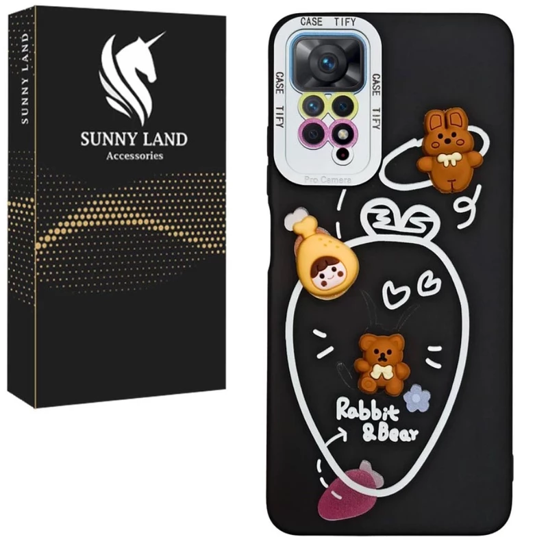 کاور سانی لند مدل Cut Rabbit مناسب برای گوشی موبایل شیائومی Redmi Note 12 pro 4G / Note 11 pro