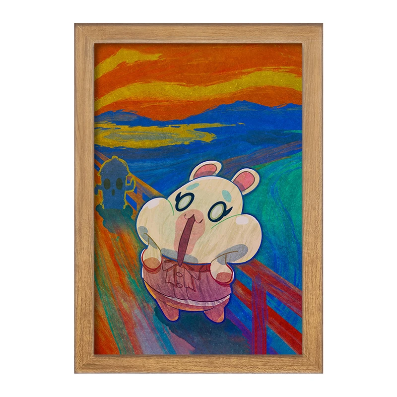 تابلو خندالو مدل بازی انیمال کراسینگ (Animal Crossing) کد 32657