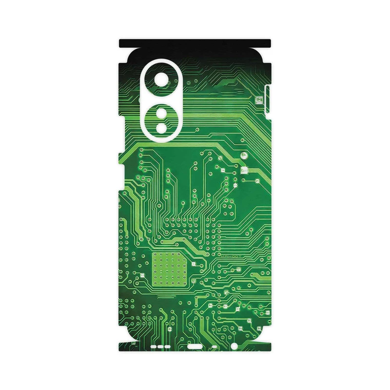 برچسب پوششی ماهوت مدل Green_Printed_Circuit_Board-FullSkin مناسب برای گوشی موبایل اپو A58 4G