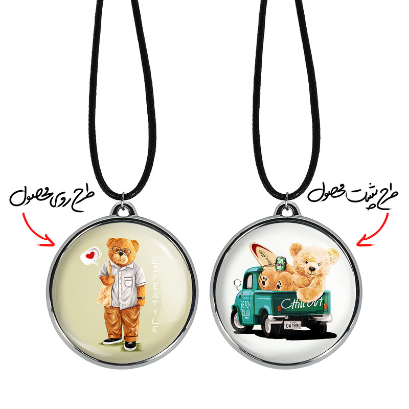 گردنبند خندالو مدل تدی Teddy کد 2615326158