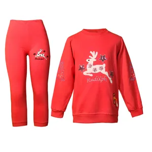 ست سویشرت و شلوار دخترانه مدل گوزن 18