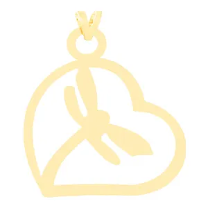 آویز گردنبند طلا 18 عیار زنانه الن نار مدل ELN3081