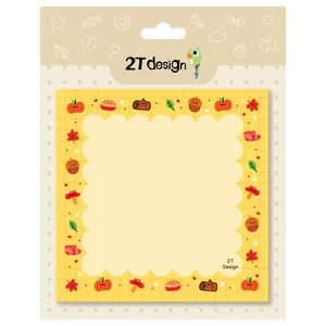 کاغذ یادداشت طوطی دیزاین مدل نوت پد طرح پاییزی کد NP-28