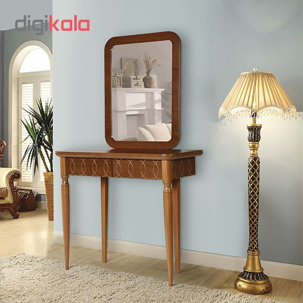 آینه و کنسول صنعت چوب کیان مدل نایریکا کد 7401